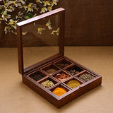 Wooden Spice Box