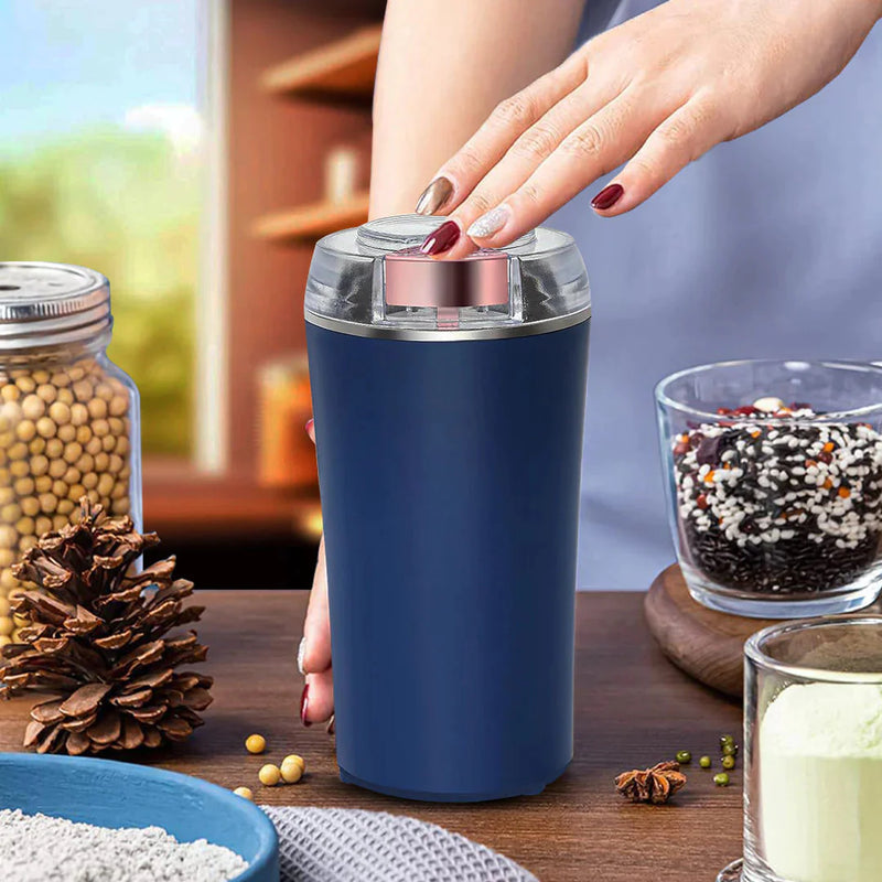 Portable Mini Mixer Grinder | One-Touch Push-Button | Stainless steel