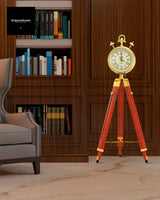 Wooden Tripod Clock