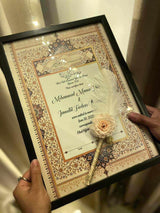 Wedding Nikah Nama - Premium Paper | Nikahnama | Keepsake Memory for Couples, Wedding, Anniversary, Gifts for Him & Her