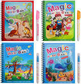 Magical Water Painting Book 🎨 (Set of 4)