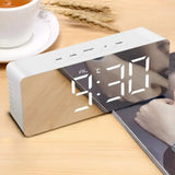 LED Mirror Alarm Clock