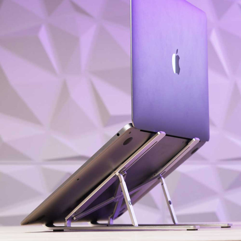 Foldable & Adjustable Aluminium Laptop Stand