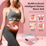 Electric Heating Pad and Menstrual Massager with Belt for Cramps