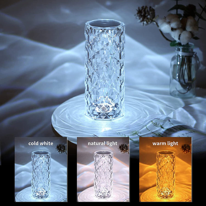 Cozy Crystal Lamp