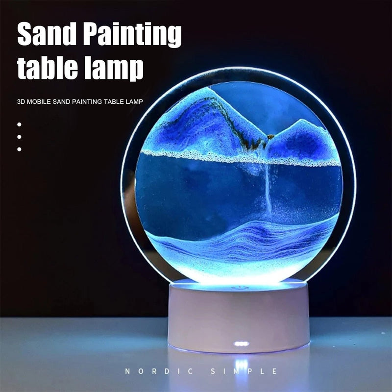 LED Sandscape - Moving Quicksand Lamp